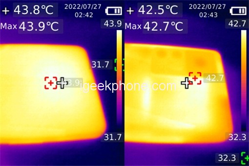 Đo nhiệt độ khi chơi game Genshin Impact trên Redmi K50 Extreme Edition. Đo nhiệt độ khi chơi game Genshin Impact trên Redmi K50 Extreme Edition.