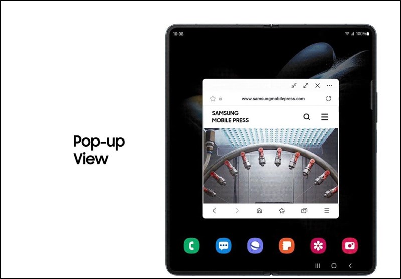 Chuyển đổi linh hoạt giữa ứng dụng toàn màn hình chỉ bằng thao tác vuốt