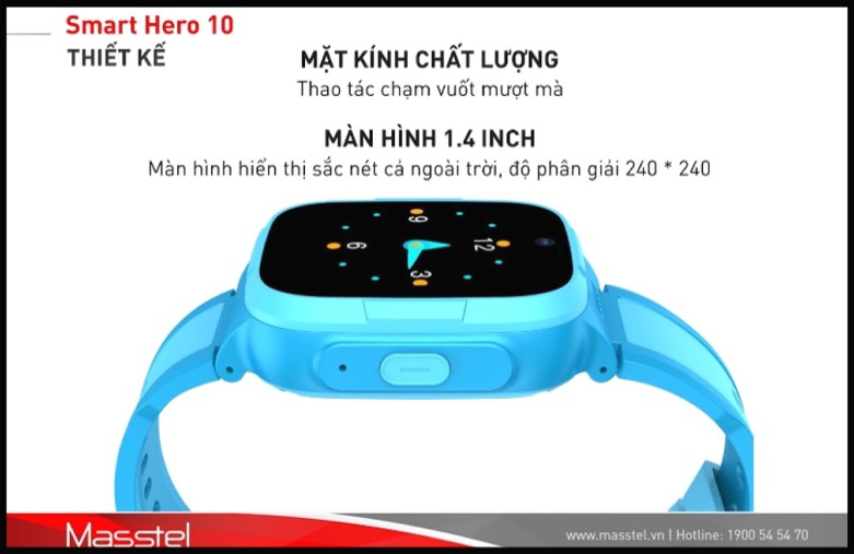 Đồng hồ Masstel Smart Hero 10 ra mắt: Thiết kế thân thiện, nhiều tính năng hỗ trợ trẻ em
