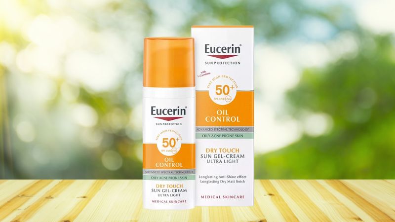 Kem chống nắng Eucerin Sun Gel Cream Oil SPF50+