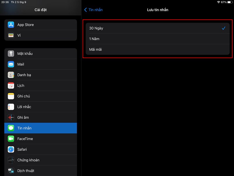 Cách giải phóng dung lượng iPad