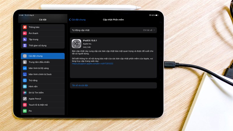 iPad không cập nhật được hệ điều hành mới