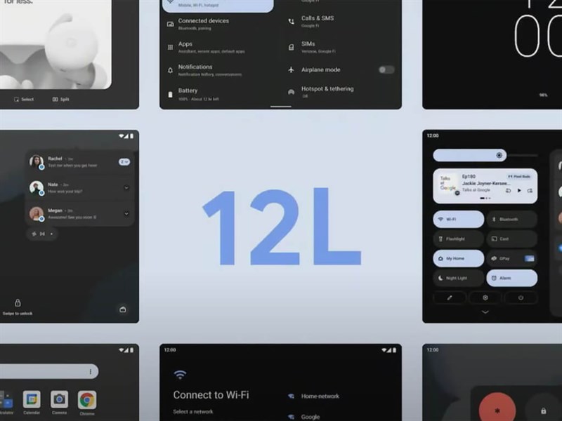 Giao diện Android 12L Giao diện Android 12L