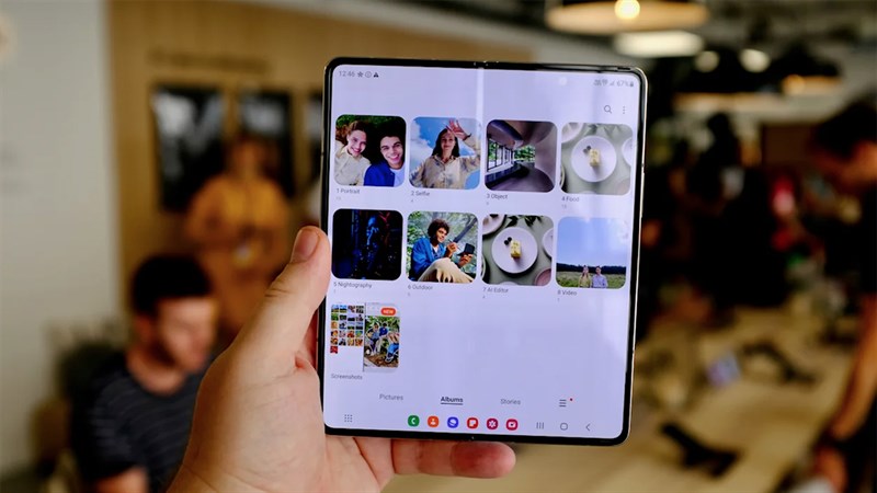 Hình ảnh Galaxy Z Fold4 chạy Android 12L Hình ảnh Galaxy Z Fold4 chạy Android 12L