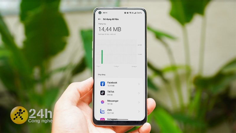 Cách giới hạn dữ liệu trên điện thoại OPPO Cách giới hạn dữ liệu trên điện thoại OPPO