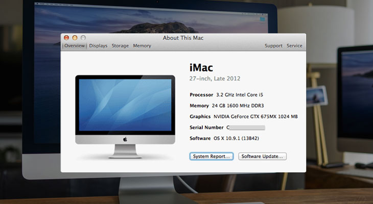 Kiểm tra thông tin và cấu hình iMac cũ trước khi mua
