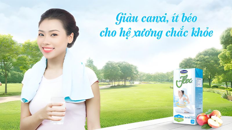 Hương vị của sữa tươi dinh dưỡng Flex thơm, ngọt nhẹ, không quá béo ngậy