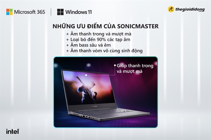 Những ưu điểm của công nghệ âm thanh SonicMaster