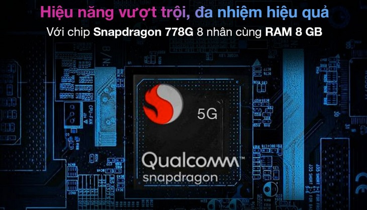 Điện thoại Samsung Galaxy A52S sử dụng Snapdragon 778G cho hiệu năng nhỉnh hơn so với Samsung Galaxy A52 Điện thoại Samsung Galaxy A52S sử dụng Snapdragon 778G cho hiệu năng nhỉnh hơn so với Samsung Galaxy A52