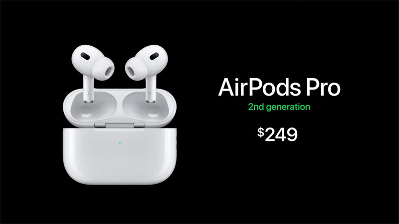 AirPods Pro 2 chính thức ra mắt: Chip H2, pin 30 giờ và tính năng Find My tích hợp AirPods Pro 2 chính thức ra mắt: Chip H2, pin 30 giờ và tính năng Find My tích hợp