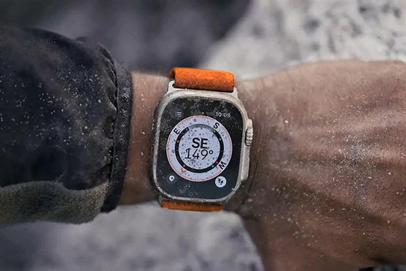 Hình ảnh Apple Watch Ultra có GPS, La bàn Hình ảnh Apple Watch Ultra có GPS, La bàn
