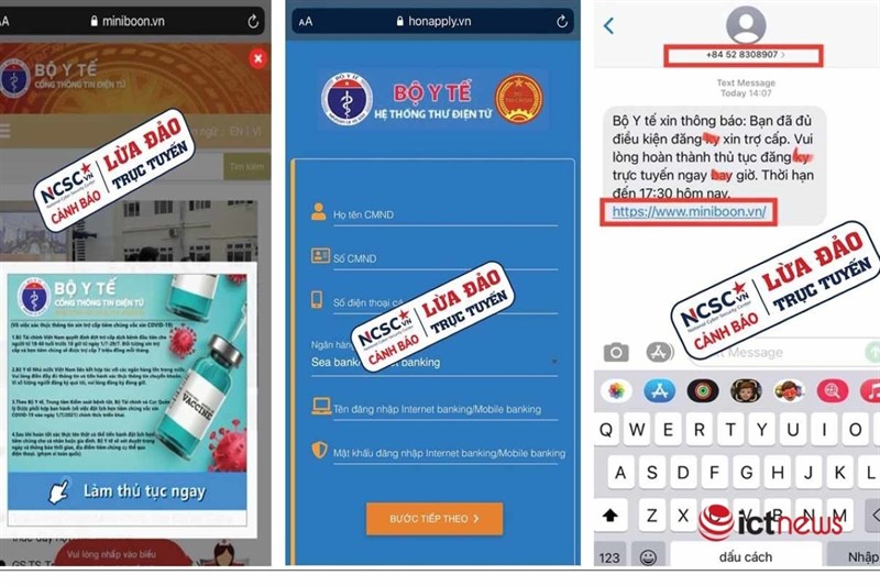 Trang web của Bộ Y Tế từng bị giả mạo vào năm ngoái