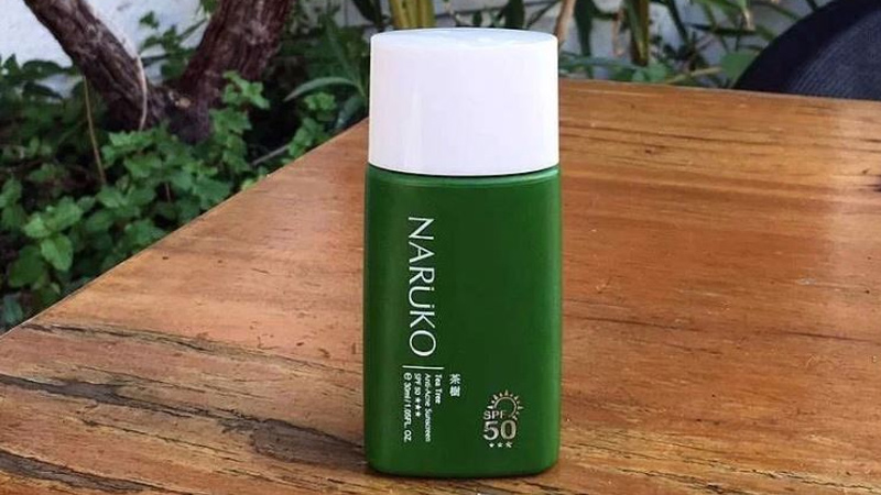 Công dụng Kem Chống Nắng Naruko Tea Tree Anti-Acne Sunscreen SPF50+++