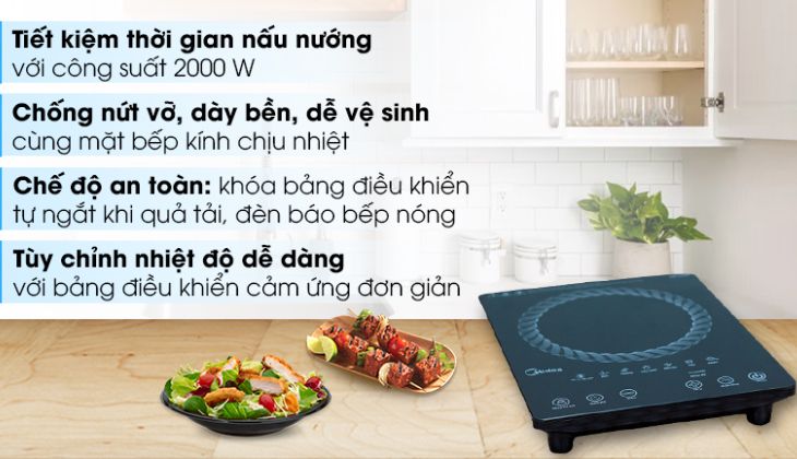 bếp hồng ngoại Midea có tốt không