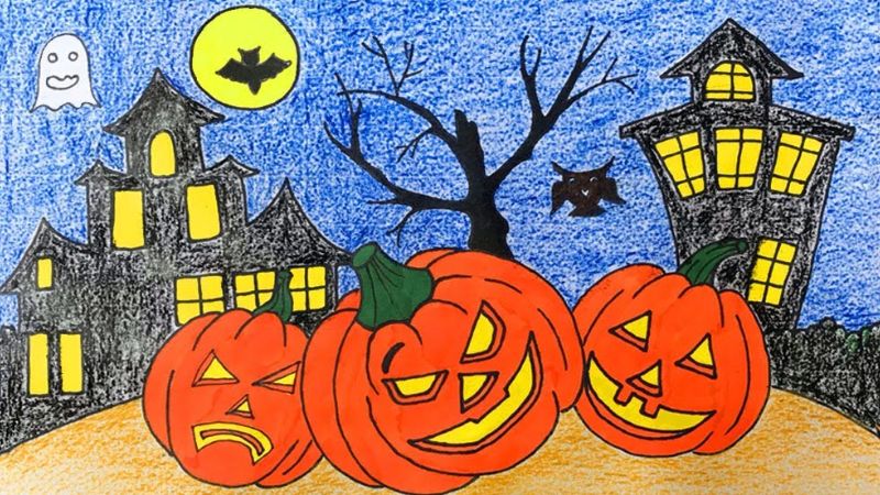 Cùng khám phá những công thức vẽ bí ngô Halloween độc đáo và sáng tạo nhất. Thử thách tay nghề của bạn và hãy tự tay tạo ra những tác phẩm độc đáo để điểm tô cho thành phố trong đêm Halloween.