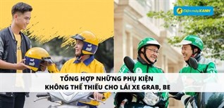Tổng hợp những phụ kiện không thể thiếu cho lái xe Grab, GoJek, Be