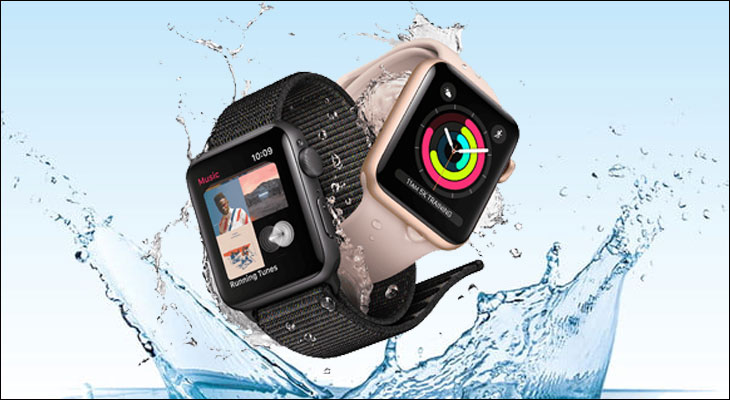 Apple Watch Series 3 có thể chống nước ở độ sâu 50m