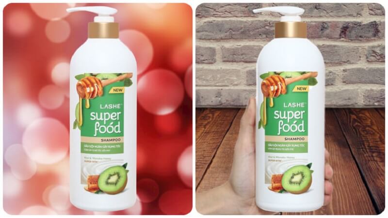 Dầu gội Lashe Super Food ngăn gãy rụng tóc Dầu gội Lashe Super Food ngăn gãy rụng tóc