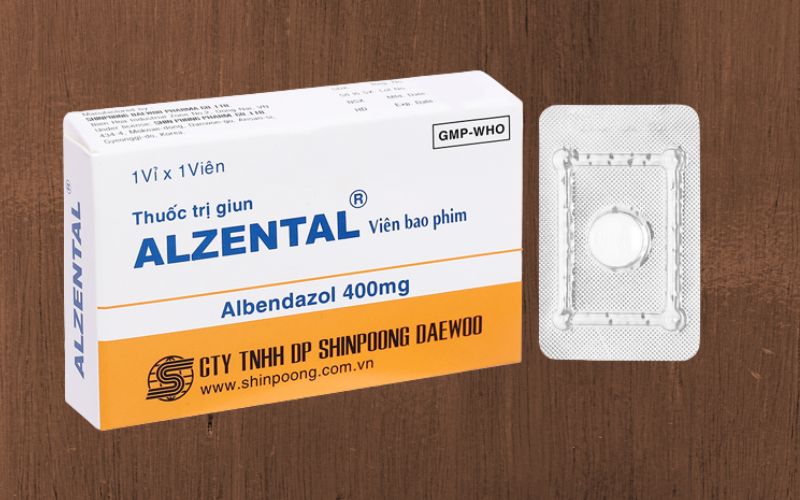 Thuốc tẩy giun Alzental