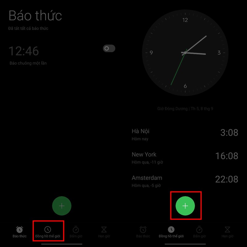 Cách hiển thị nhiều đồng hồ trên điện thoại OPPO