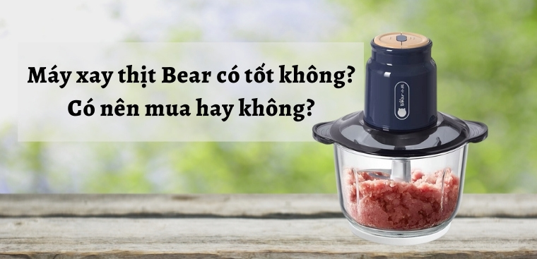 Máy xay thịt Bear có tốt không? Có nên mua hay không?