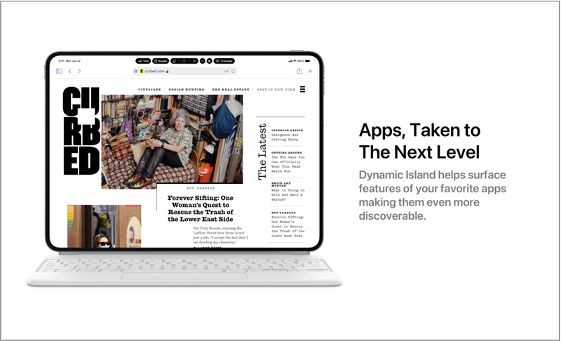 Ảnh concept Dynamic Island 2