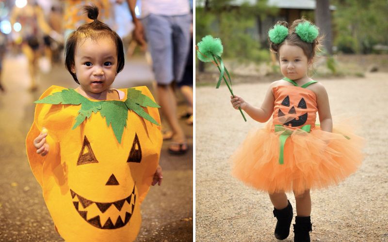 Quần Áo Hóa Trang Halloween Cho Bé Gái 46 Tuổi