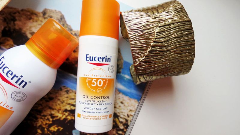 Kem chống nắng kiềm dầu cho da nhờn mụn Eucerin Sun Gel-Cream Dry Touch Oil Control SPF50+ 50ml