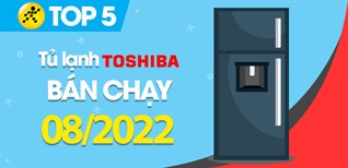 Top 5 tủ lạnh Toshiba bán chạy nhất tháng 8/2022 tại Điện máy XANH