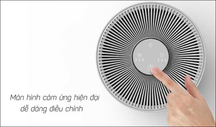 Máy lọc không khí Lock&Lock ENP126WHT sử dụng bảng điều khiển cảm ứng dễ dàng tùy chỉnh chức năng hoạt động Máy lọc không khí Lock&Lock ENP126WHT sử dụng bảng điều khiển cảm ứng dễ dàng tùy chỉnh chức năng hoạt động