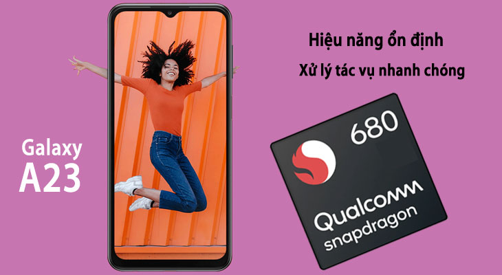 Samsung Galaxy A23 sở hữu chip xử lý mạnh mẽ