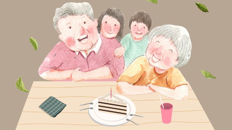 Người cao tuổi 2022: Năm 2024, hãy tỏ lòng biết ơn với những người cao tuổi trong đời bạn bằng một món quà đặc biệt - thiệp Người cao tuổi