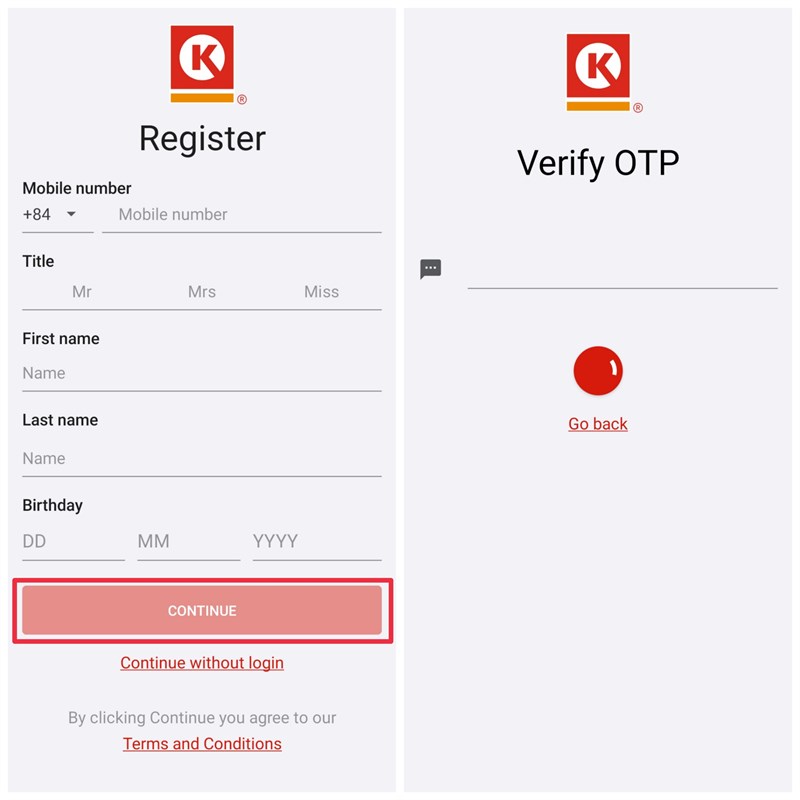 Hướng dẫn sử dụng app CK Club của Circle K nhận nhiều quà và khuyến mãi khủng