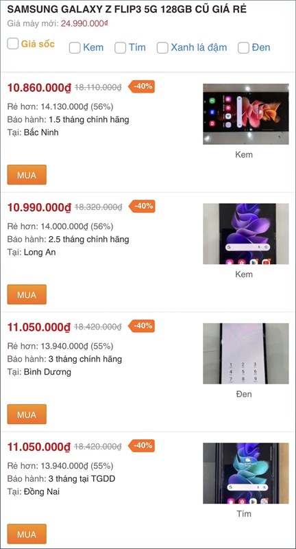 Giá flagship Samsung cũ đang giảm sập sàn, rẻ hơn máy mới đến 15%, tậu ngay