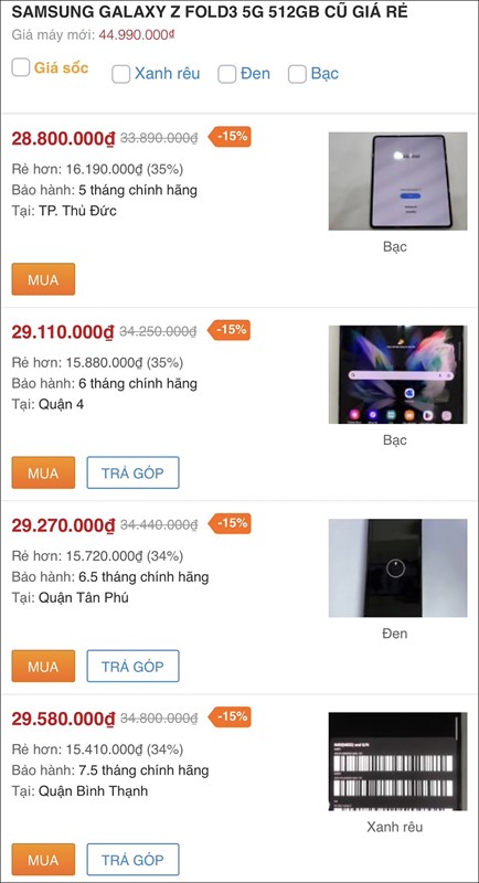 Giá flagship Samsung cũ đang giảm sập sàn nè bạn yêu ơi! Tậu kẻo lỡ nhé!