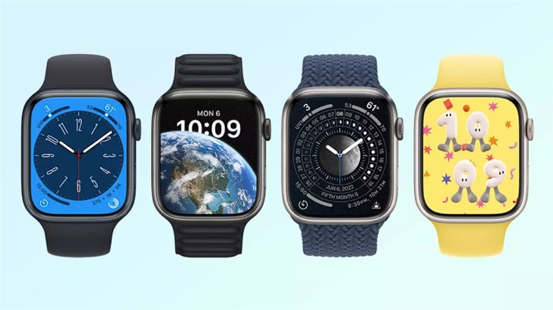 Các mặt đồng hồ mới được cập nhật trên watchOS 9