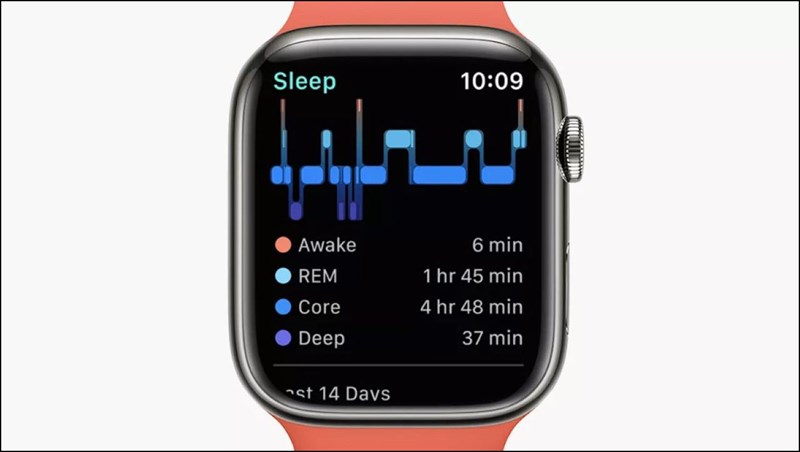 Ứng dụng Sleep được mở rộng trên watchOS 9