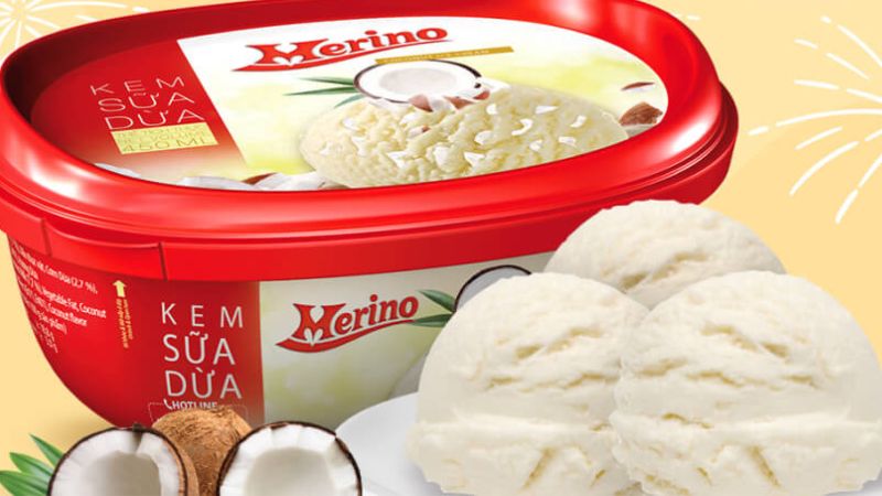 Kem đậu xanh sữa dừa Merino