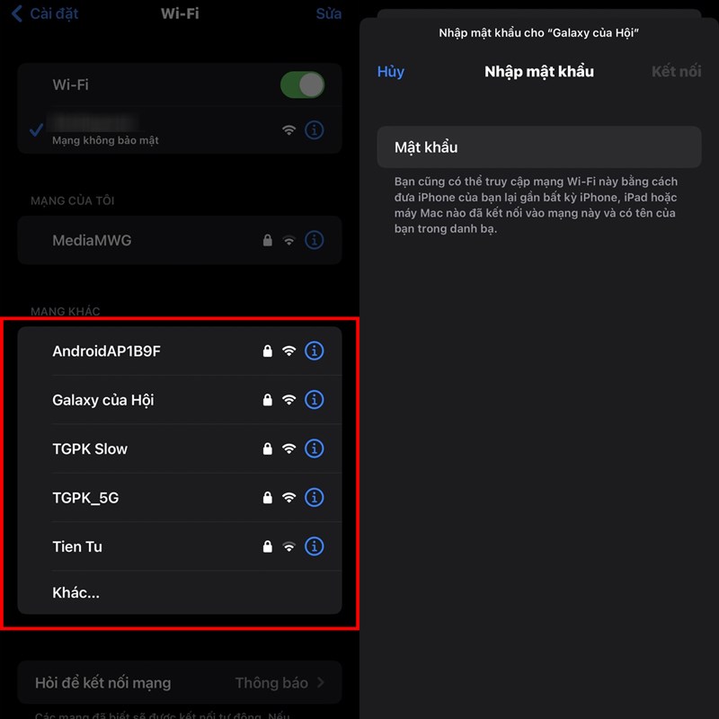 iOS 16 bị lỗi WiFi