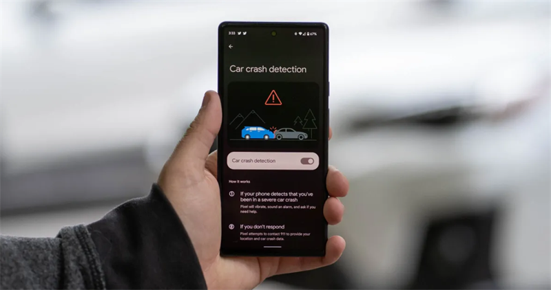 Pixel 6 Car Crash Detection