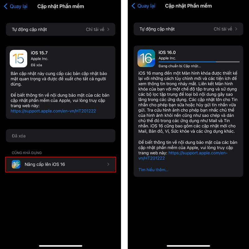 Cách cập nhật iOS 16 cho iPhone 12 mini