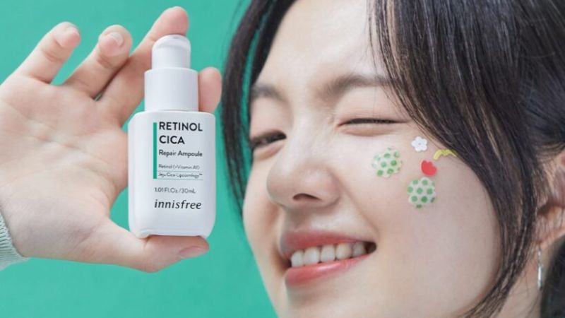 Về bao bì, thiết kế của retinol cica từ Innisfree