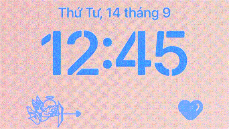 Cách thêm icon động cho màn hình khóa trên iPhone chạy iOS 16 siêu đẹp