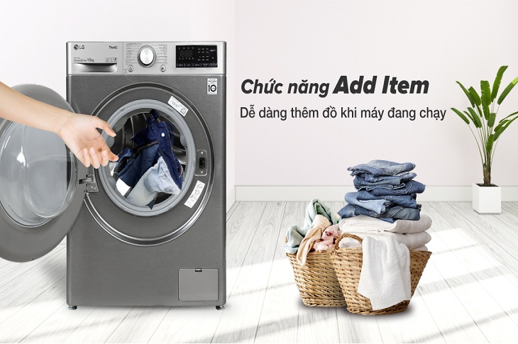 Hạn chế việc sót quần áo khi giặt với tính năng Add Item