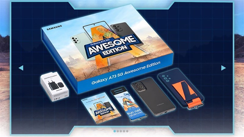 Gói quà tặng Galaxy trị giá 300K khi mua Galaxy A73 5G phiên bản AWESOME