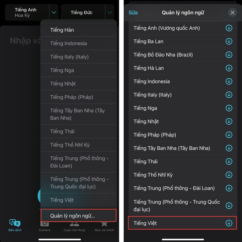 Cách dịch thuật tiếng Việt trên iOS 16