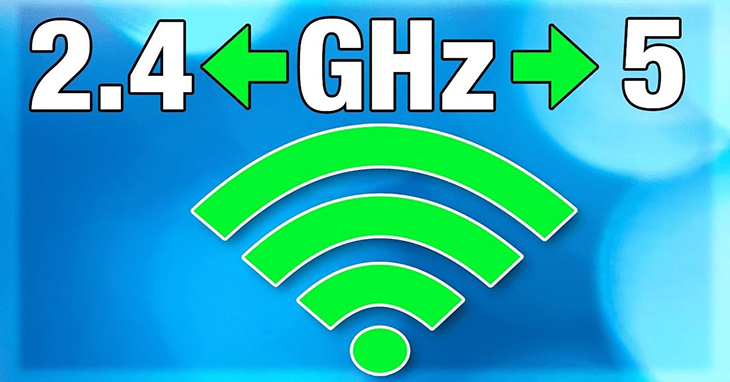 WiFi 5GHz ít bị tắc nghẽn hơn WiFi 2.4GHz
