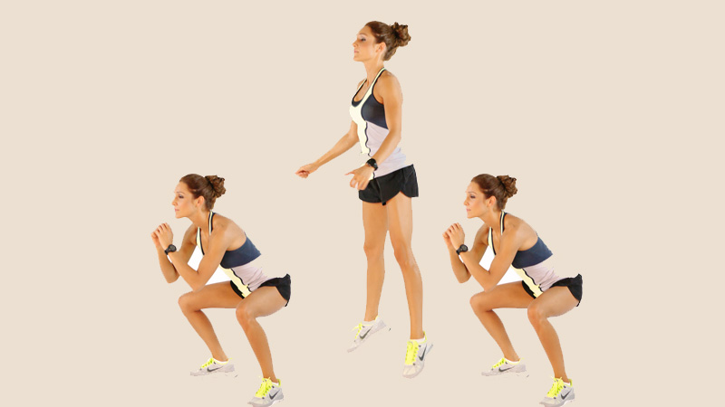 Pop Squat là bài tập giúp giảm mỡ cơ chân, cơ hông và cơ mông