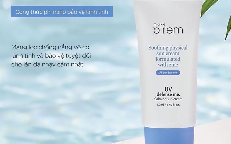 Công dụng của kem chống nắng Make P:rem UV Defense Me Blue Ray Sun Cream