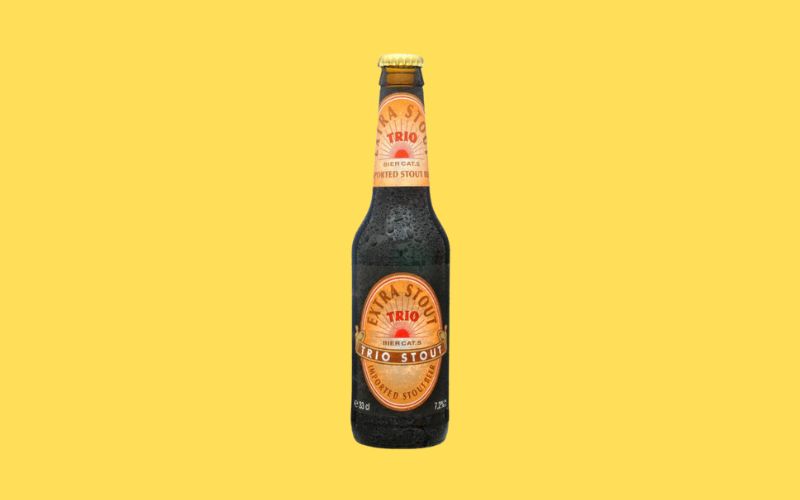 Thiết kế của bia Trio Extra Stout